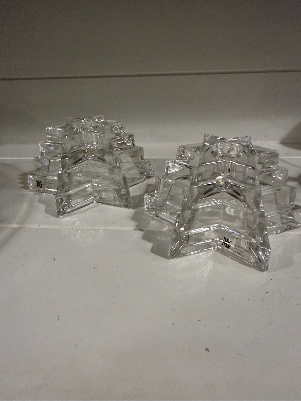 WMF Clear Lead Crystal Star Decorative Bowl